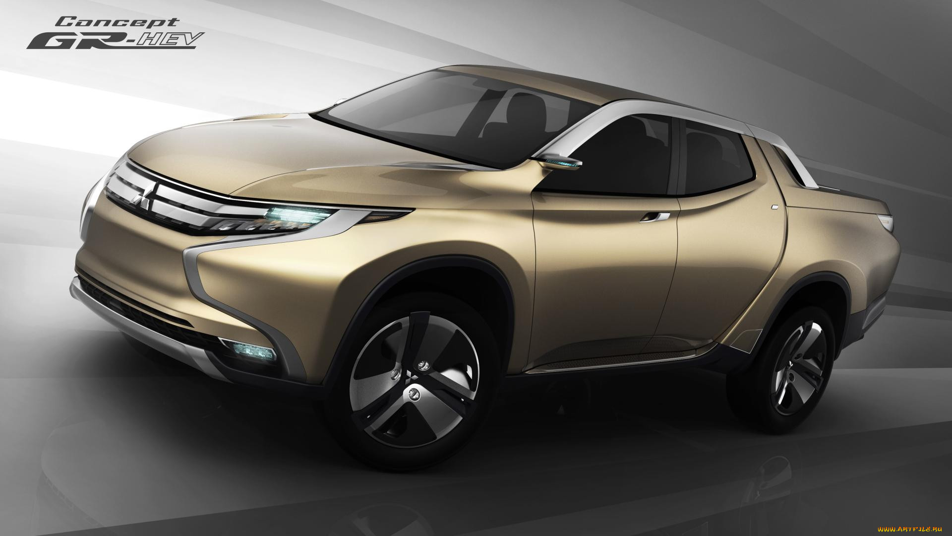 , mitsubishi, gr-hev, concept, car